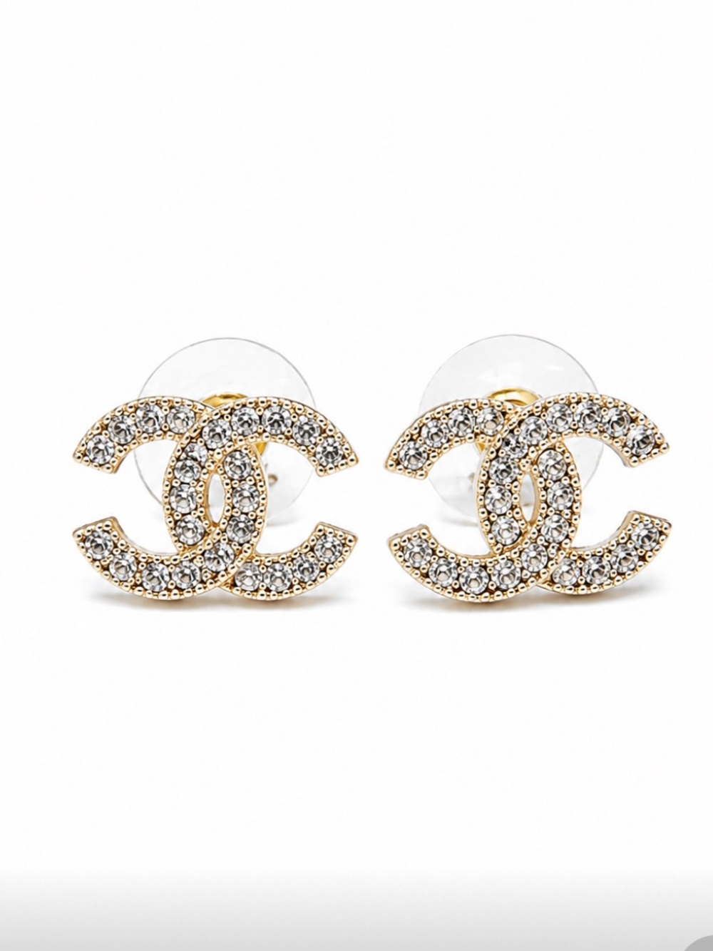CC stud earrings